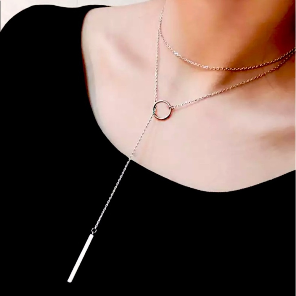 Sterling Silver 925 Long Necklace